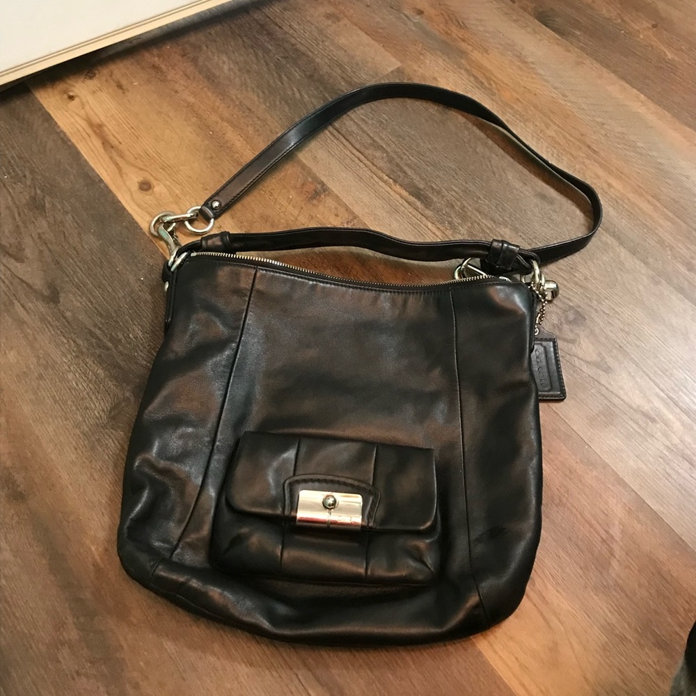 Black coach purse